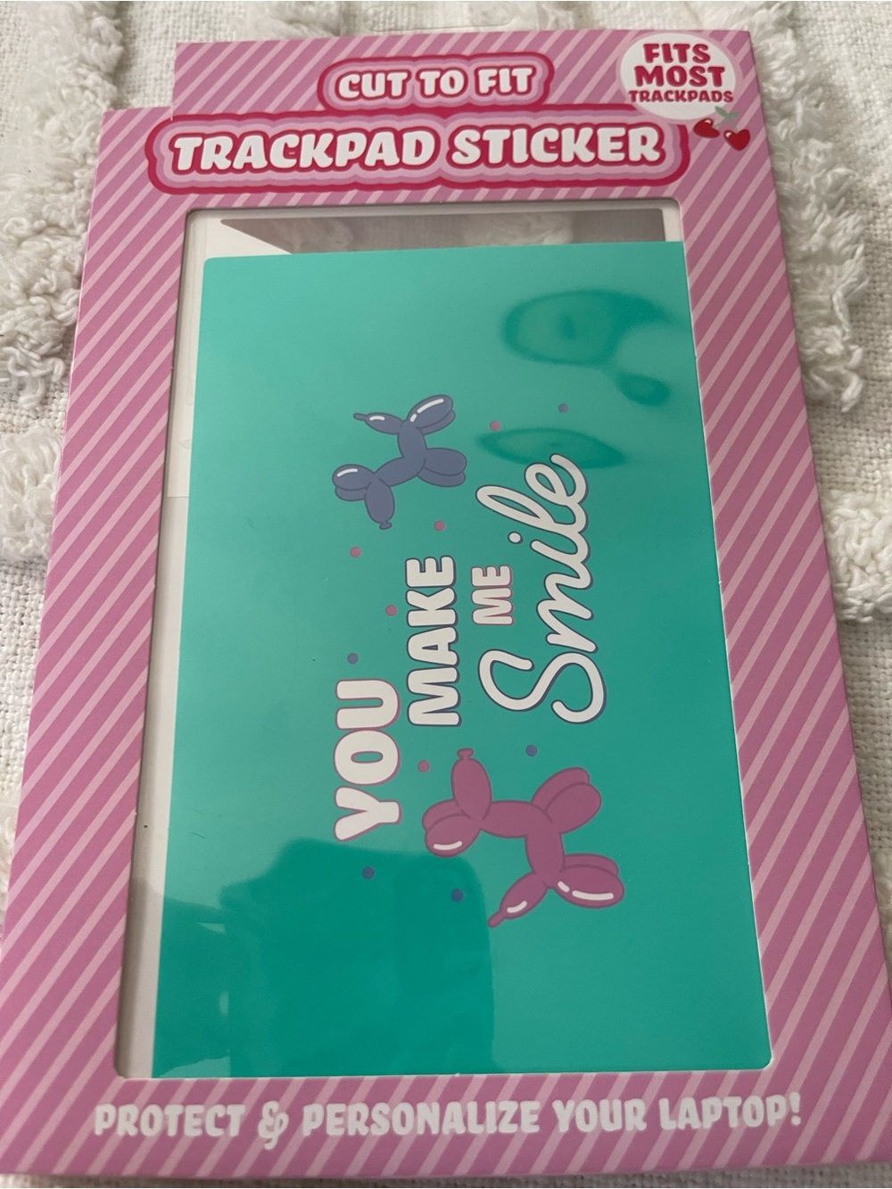 Trackpad sticker for laptop
Balloon animal with you make me smile #2724 - Picture 2 of 4